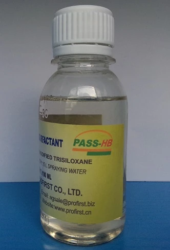 PASS-HB organosilicone super spreading adjuvant for systemic herbicides in IBC packaging to improve foliar coverage and retention