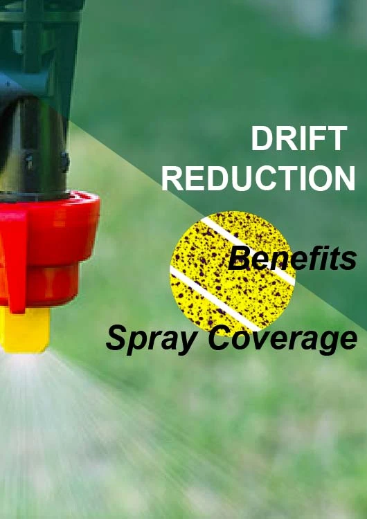 Pro-ATD N anti-drift agent increasing droplet size to improve spray coverage and reduce drift