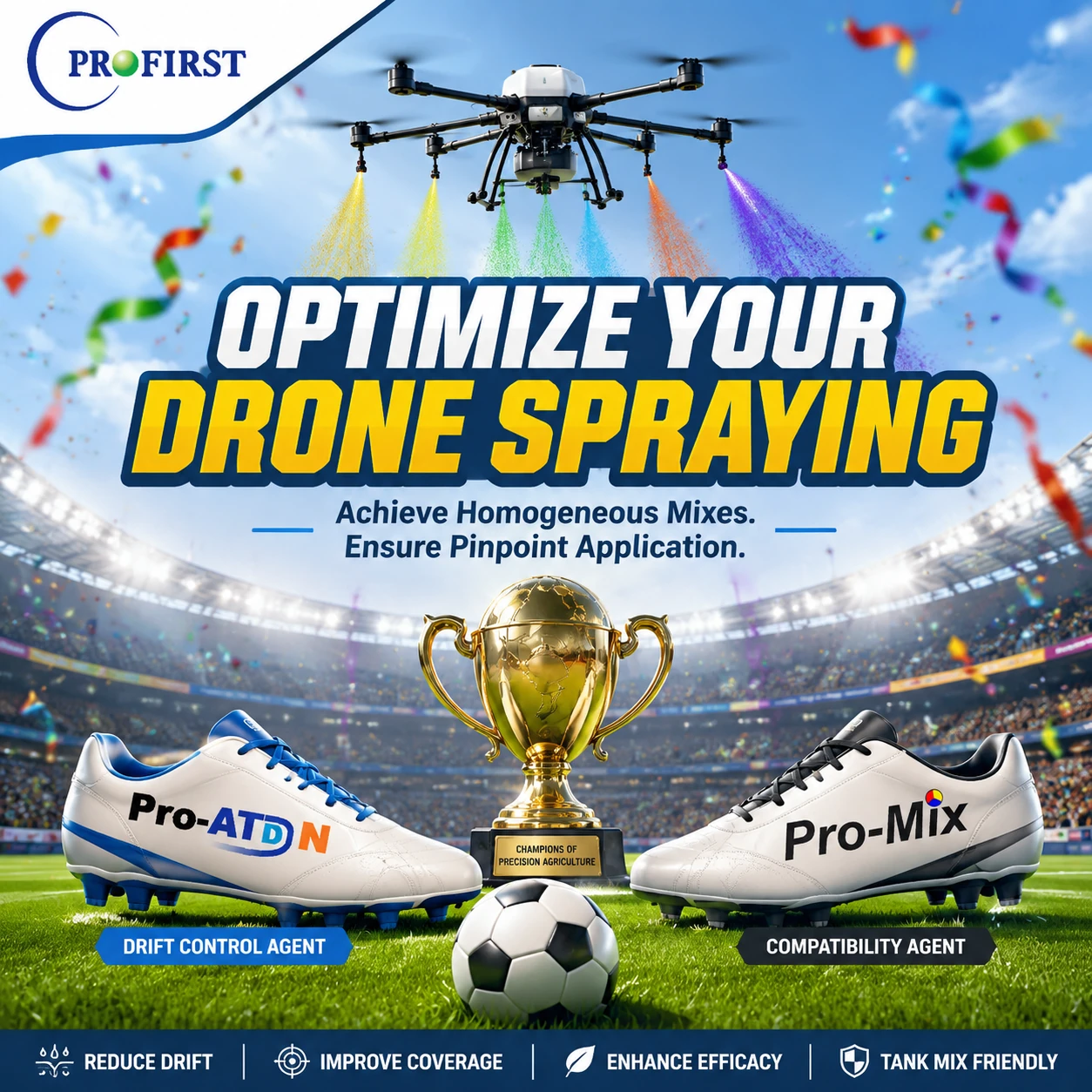 Two Essential Adjuvants for Drone Spraying